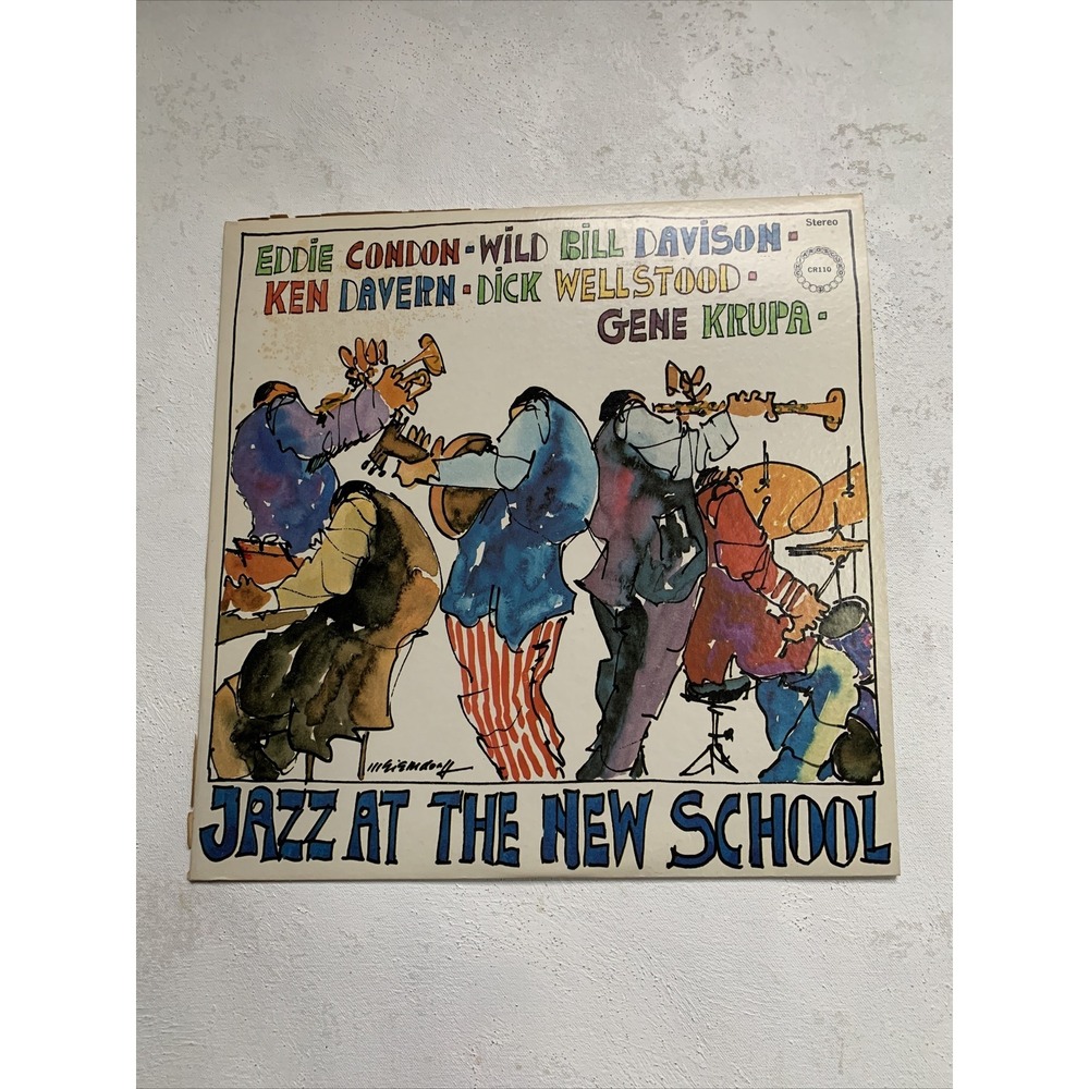 LP : Jazz at the New School - various artists Condon Davison Krupa Davern